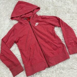 Nike Sportswear Gym Vintage Full-Zip Pink Hoodie Youth XL Woman’s XS